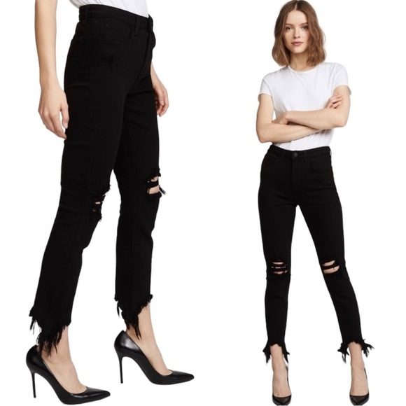 L’AGENCE High Line Skinny Distressed Jeans Size 26 - Picture 10 of 10